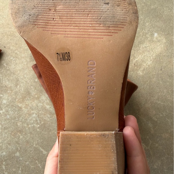 Lucky Brand Azoola Leather Knee High Boots Women’s Size 7.5 - Picture 11 of 13